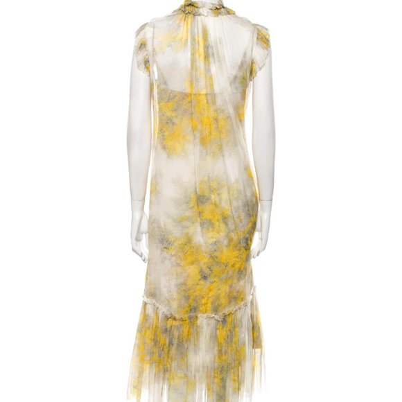 ZIMMERMANN Printed Knee-Length Dress Size Zimmermann 1 With Tags - Picture 4 of 10